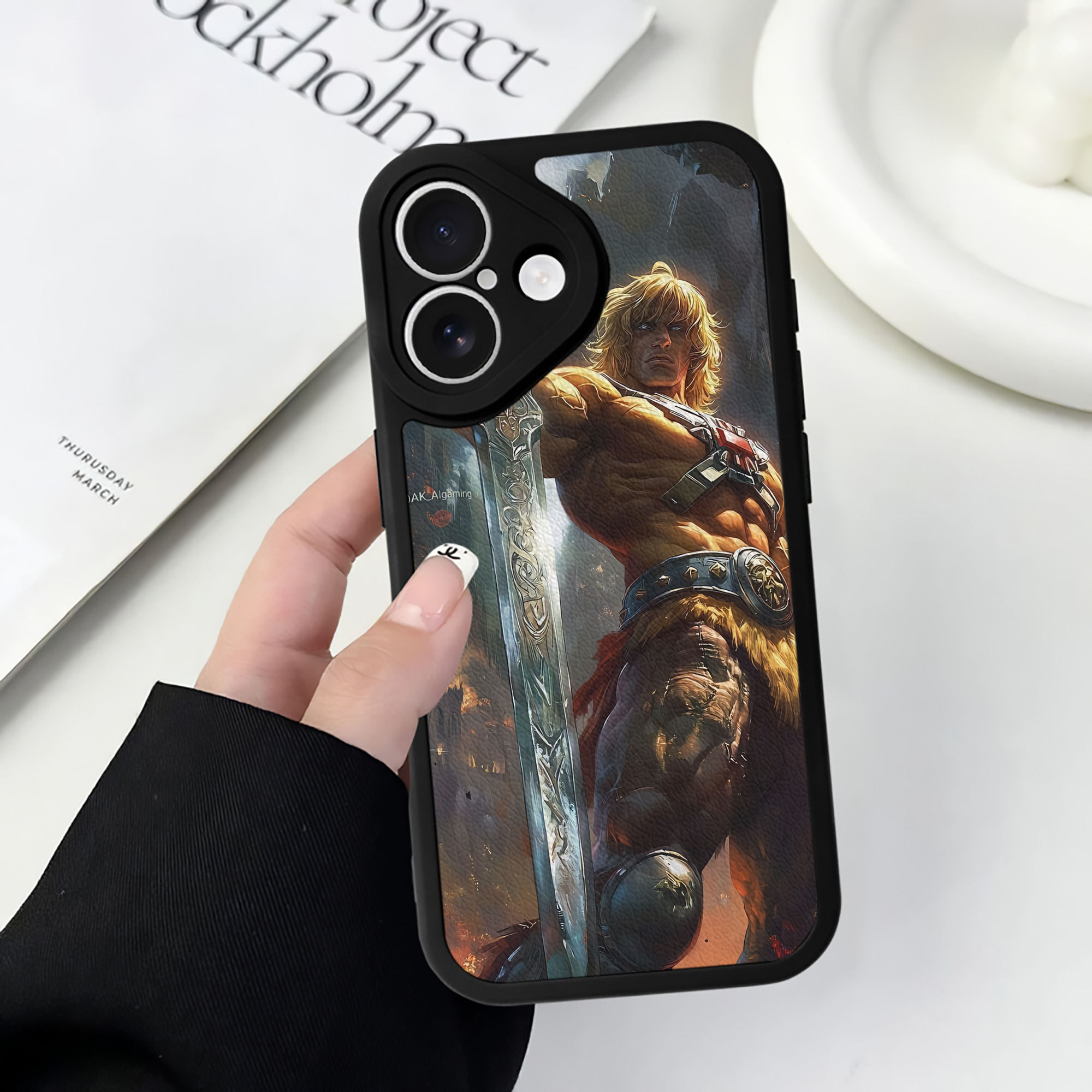 （画像用） 北斗の拳 Fist of the North Star 【iPhone 16シリーズ対応】シリコンスマホケース（レザー調） 材質：シリコン